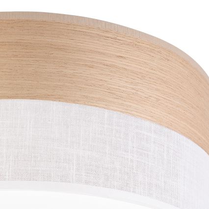 Φωτιστικό οροφής LED SIRJA WOOD LED/36W/230V διάμετρος 45 cm λευκό/δρυς