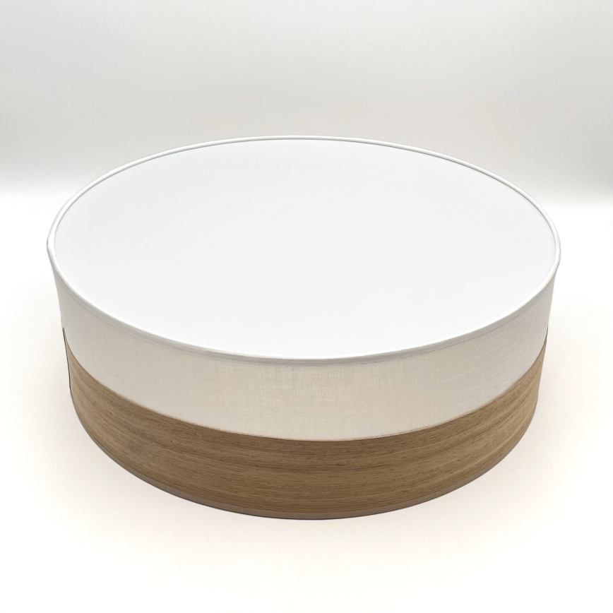 Φωτιστικό οροφής LED SIRJA WOOD LED/36W/230V διάμετρος 45 cm λευκό/δρυς