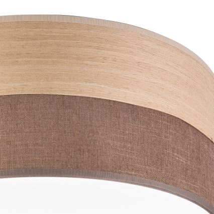 Φωτιστικό οροφής LED SIRJA WOOD LED/36W/230V διάμετρος 45 cm καφέ/δρυς