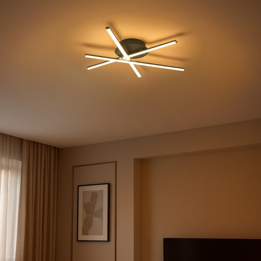 Φωτιστικό οροφής LED STICK LED/12W/230V μαύρο