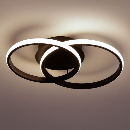 Φωτιστικό οροφής LED TITANO LED/12W/230V μαύρο