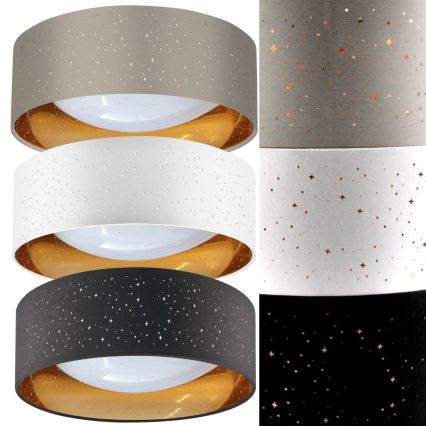 Φωτιστικό οροφής LED TULUZA LED/18W/230V διάμετρος 32 cm μαύρο