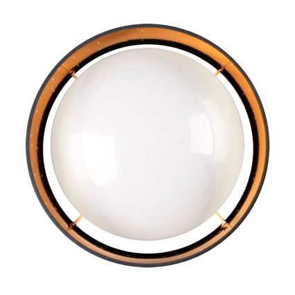 Φωτιστικό οροφής LED TULUZA LED/24W/230V διάμετρος 40 cm μαύρο