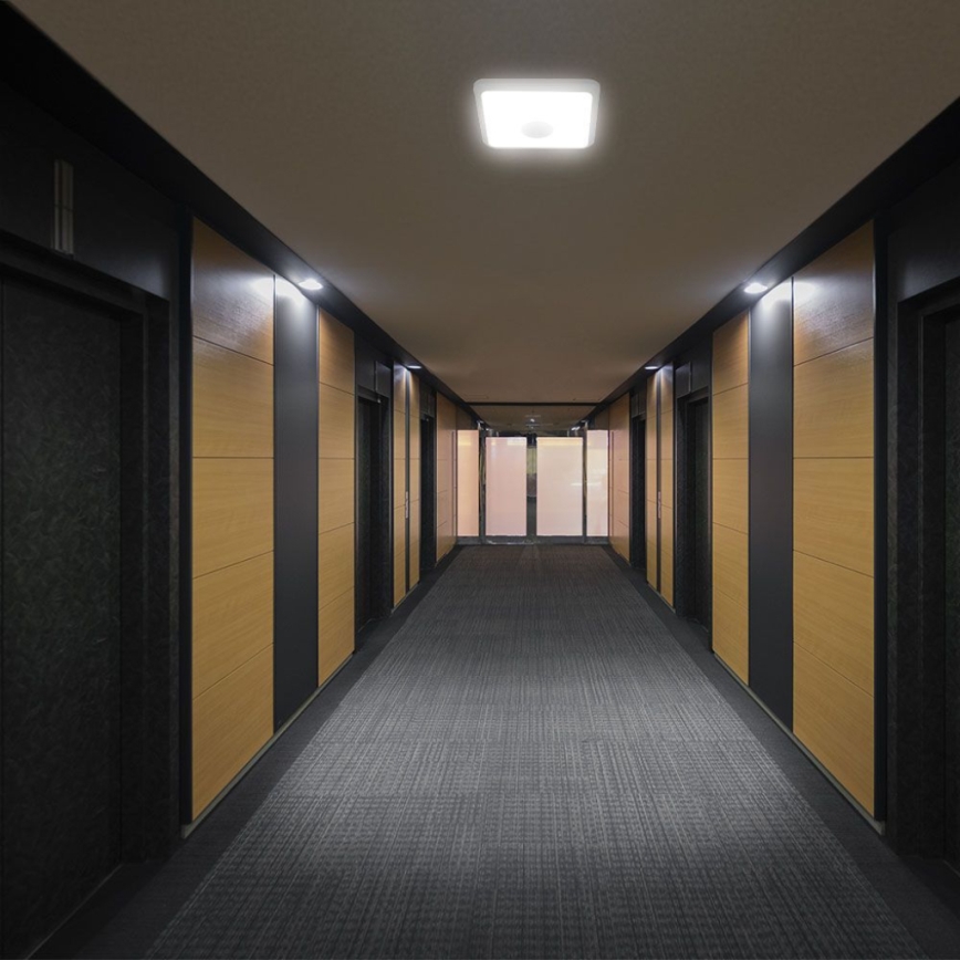 Φωτιστικό οροφής LED με αισθητήρα SAMSUNG CHIP LED/12W/230V 3000/4000/6000K λευκό