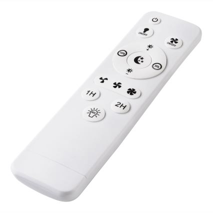 LED Φωτιστικό οροφής dimmable με ανεμιστήρα FARGO LED/37W/230V λευκό + τηλεχειριστήριο