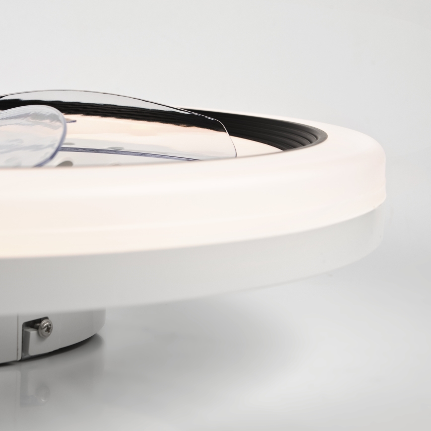 LED Φωτιστικό οροφής dimmable με ανεμιστήρα GEMMA LED/37W/230V λευκό + τηλεχειριστήριο