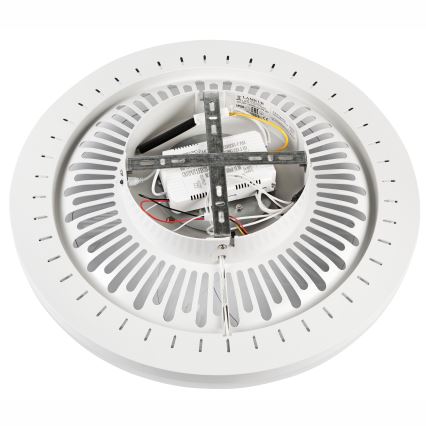 LED Φωτιστικό οροφής dimmable με ανεμιστήρα GEMMA LED/37W/230V λευκό + τηλεχειριστήριο