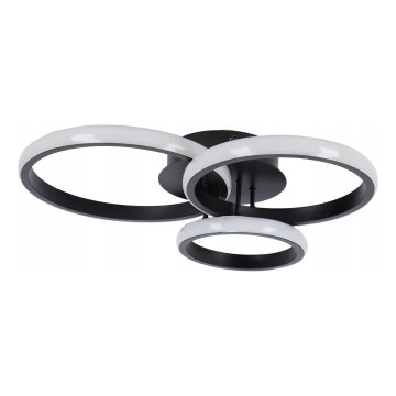 Φωτιστικό οροφής LED με ρύθμιση φωτεινότητας LED/70W/230V 3000-6500K μαύρο + τηλεχειριστήριο