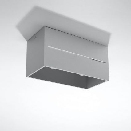 Φωτιστικό οροφής LOBO 2xGU10/40W/230V γκρι