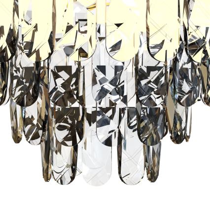 Φωτιστικό οροφής LUXURIA 9xE14/40W/230V διάμετρος 48 cm χρυσό