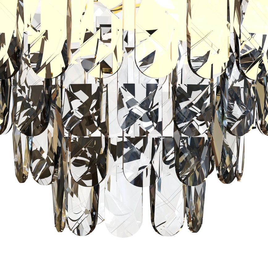 Φωτιστικό οροφής LUXURIA 9xE14/40W/230V διάμετρος 48 cm χρυσό