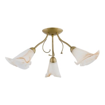 Φωτιστικό οροφής MARCELLO 3xE14/10W230V χρυσό