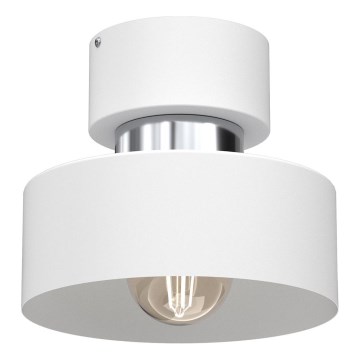 Φωτιστικό οροφής MARTI 1xE27/15W/230V λευκό/γυαλιστερό χρώμιο