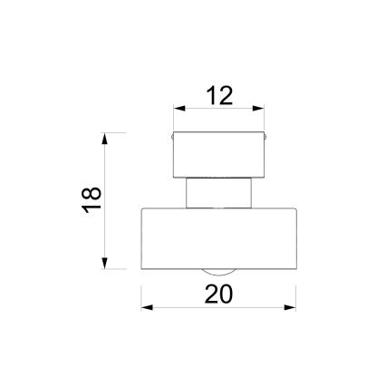 Φωτιστικό οροφής MARTI 1xE27/15W/230V Ø 20,5 cm βυσσινί/χρυσό