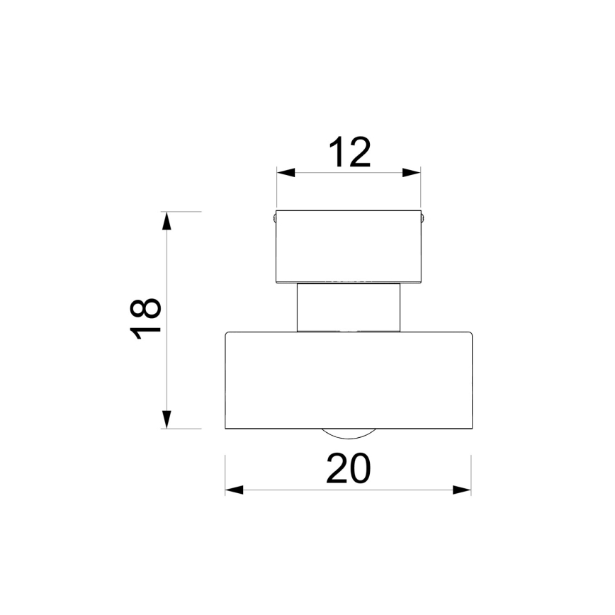 Φωτιστικό οροφής MARTI 1xE27/15W/230V Ø 20,5 cm βυσσινί/χρυσό
