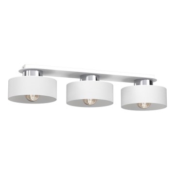Φωτιστικό οροφής MARTI 3xE27/15W/230V λευκό/γυαλιστερό χρώμιο