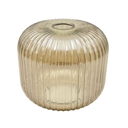 Φωτιστικό οροφής MILOU WOOD 1xE27/15W/230V δρυς/καπνιστό μπεζ Ø 20 cm
