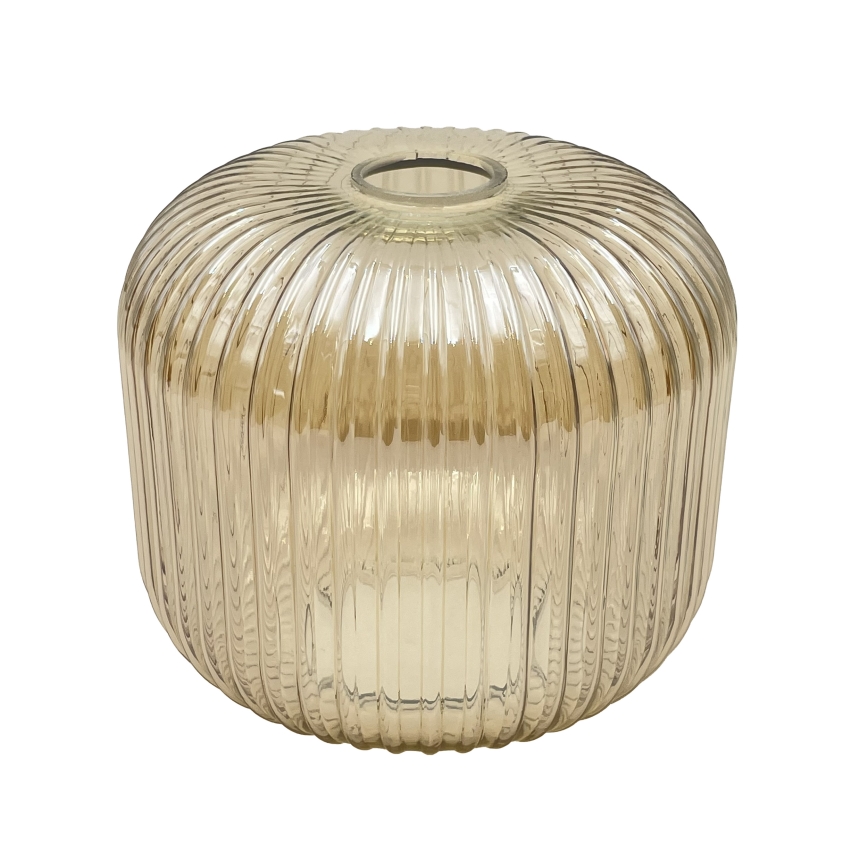 Φωτιστικό οροφής MILOU WOOD 1xE27/15W/230V δρυς/καπνιστό μπεζ Ø 20 cm