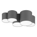 Φωτιστικό οροφής MONA 5xE27/15W/230V γκρι