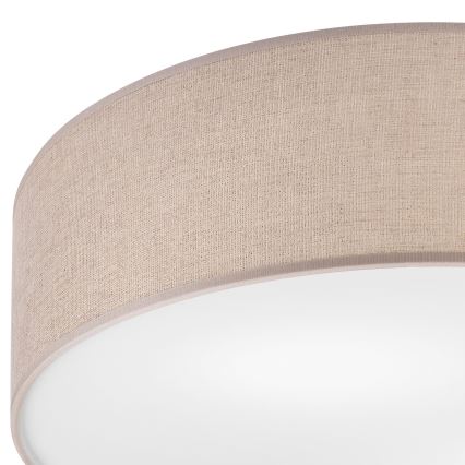 Φωτιστικό οροφής MONTE, 2xE27/60W/230V, καφέ