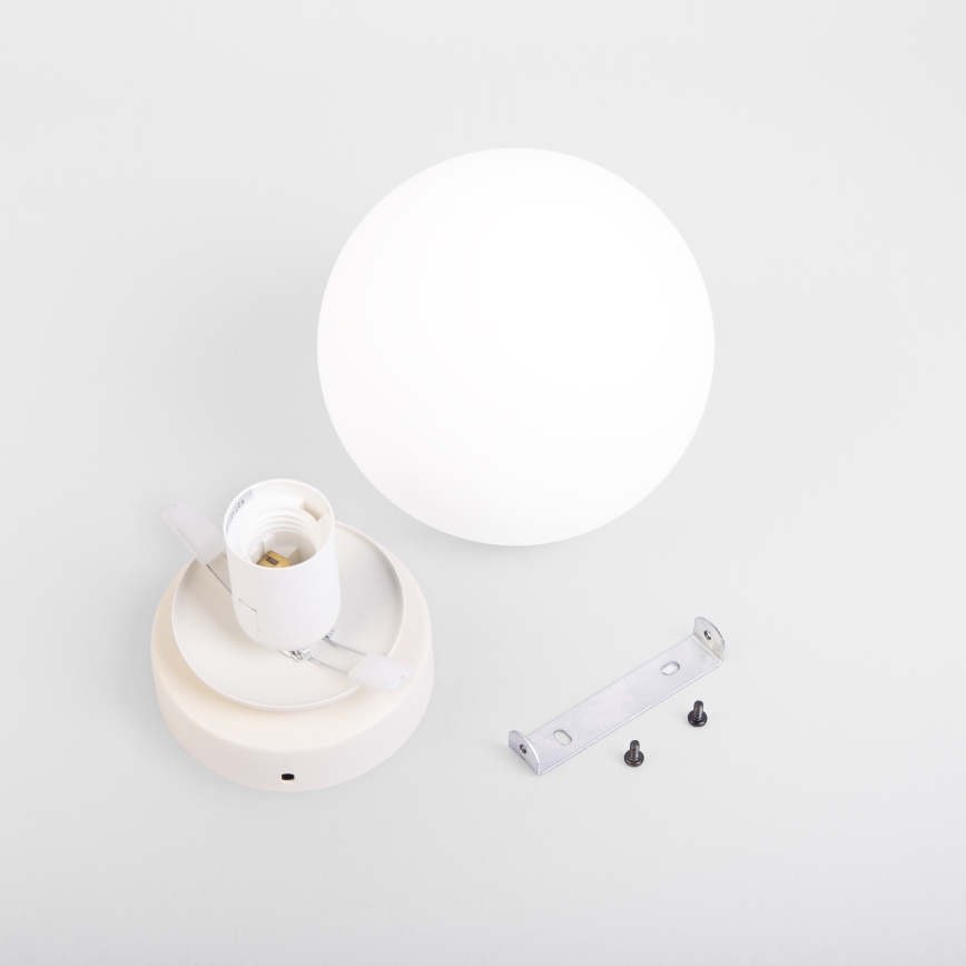 Φωτιστικό οροφής MOONLIGHT 1xE27/15W/230V, διάμ. 16 εκ., εκρού