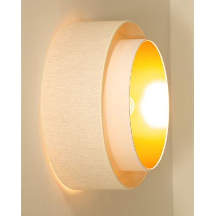 Φωτιστικό οροφής NATIA 1xE27/60W/230V Ø 45 cm λευκό