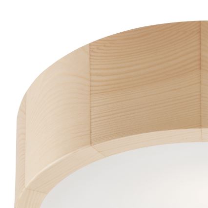 Φωτιστικό οροφής NATURAL 1xE27/60W/230V Ø 27,5 cm, από πεύκο