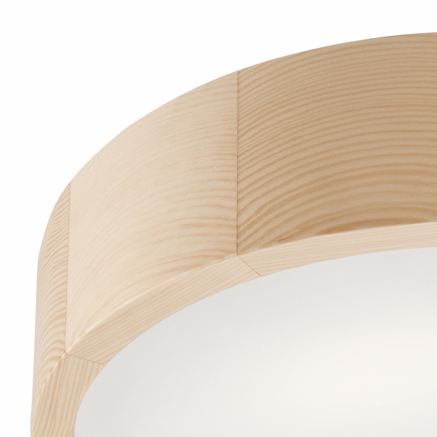 Φωτιστικό οροφής NATURAL 2xE27/60W/230V, διάμ. 37,5 εκ., από πεύκο