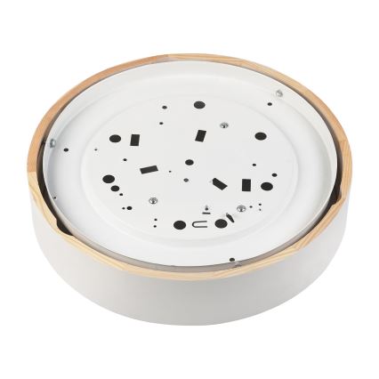 Φωτιστικό οροφής NATURAL 3xE27/15W/230V Ø 37,5 εκ. πεύκο/λευκό