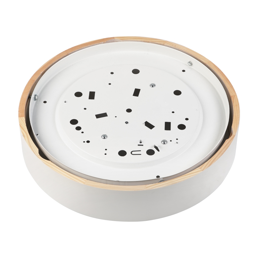 Φωτιστικό οροφής NATURAL 3xE27/15W/230V Ø 37,5 εκ. πεύκο/λευκό