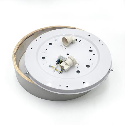 Φωτιστικό οροφής NATURAL 3xE27/15W/230V Ø 37,5 εκ. πεύκο/λευκό