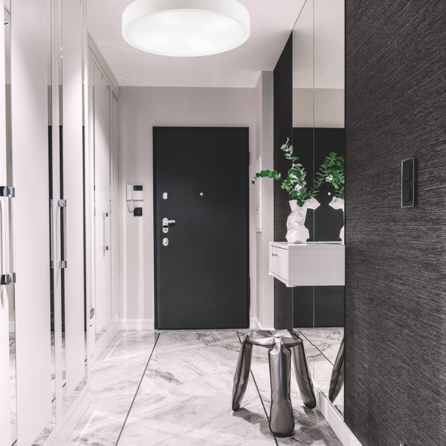 Φωτιστικό οροφής NATURAL 4xE27/60W/230V ø 57,5 cm λευκό/πεύκο