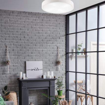 Φωτιστικό οροφής NATURAL 4xE27/60W/230V ø 57,5 cm λευκό/πεύκο