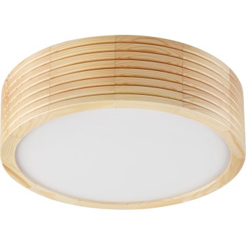 Φωτιστικό οροφής NATURAL MODERN 1xE27/15W/230V Ø 27,5 εκ. από πεύκο