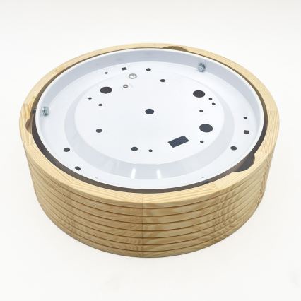 Φωτιστικό οροφής NATURAL MODERN 1xE27/15W/230V Ø 27,5 εκ. από πεύκο