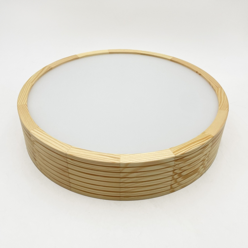 Φωτιστικό οροφής NATURAL MODERN 2xE27/15W/230V Ø 37,5 cm από πεύκο