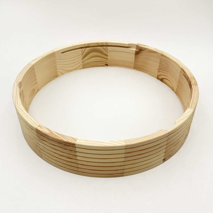 Φωτιστικό οροφής NATURAL MODERN 2xE27/15W/230V Ø 37,5 cm από πεύκο