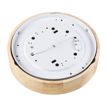 Φωτιστικό οροφής NATURAL MODERN 2xE27/15W/230V Ø 37,5 cm από πεύκο