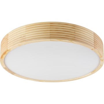 Φωτιστικό οροφής NATURAL MODERN 3xE27/15W/230V, διάμετρος 47,5 cm, από πεύκο