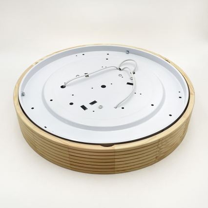 Φωτιστικό οροφής NATURAL MODERN 3xE27/15W/230V, διάμετρος 47,5 cm, από πεύκο