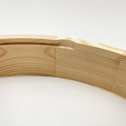 Φωτιστικό οροφής NATURAL MODERN 3xE27/15W/230V, διάμετρος 47,5 cm, από πεύκο