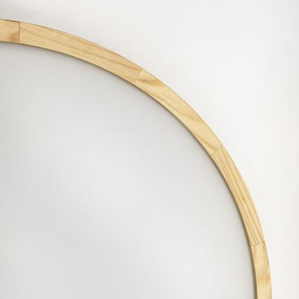 Φωτιστικό οροφής NATURAL MODERN 3xE27/15W/230V, διάμετρος 47,5 cm, από πεύκο