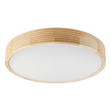 Φωτιστικό οροφής NATURAL MODERN 4xE27/15W/230V Ø 58 εκ. από πεύκο