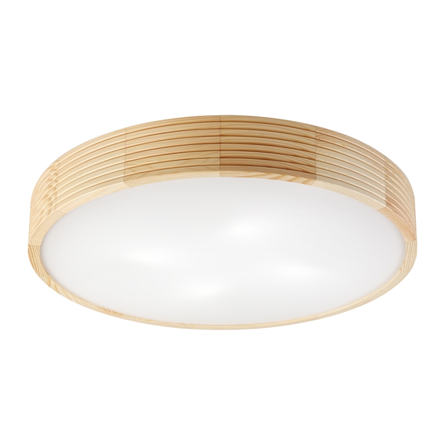 Φωτιστικό οροφής NATURAL MODERN 4xE27/15W/230V Ø 58 εκ. από πεύκο