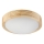 Φωτιστικό οροφής NATURAL MODERN SLIM 1xE27/15W/230V, διάμετρος 27,5 εκ., από πεύκο