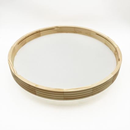 Φωτιστικό οροφής NATURAL MODERN SLIM 3xE27/15W/230V, διάμ. 47,5 εκ., πεύκο