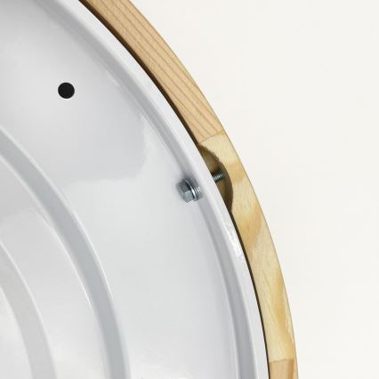 Φωτιστικό οροφής NATURAL MODERN SLIM 3xE27/15W/230V, διάμ. 47,5 εκ., πεύκο