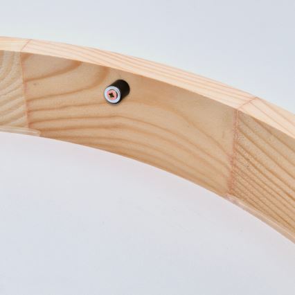 Φωτιστικό οροφής NATURAL SLIM 2xE27/60W/230V Ø 37 cm  πεύκο