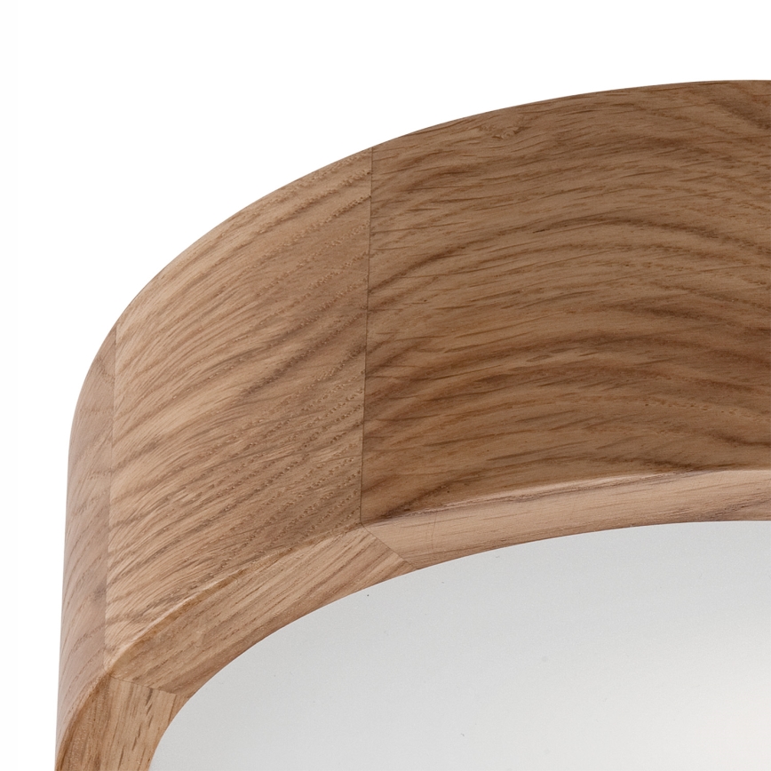Φωτιστικό οροφής OAK 1xE27/60W/230V, σε απόχρωση δρυός, Ø 27,5 εκ.