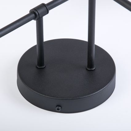 Φωτιστικό οροφής OBSIDIAN 4xG9/10W/230V μαύρο/καπνιστό γκρι